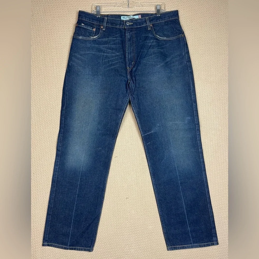 Levi's Strauss & Co. Men’s Size 38X33 Style 559 Blue Denim Jeans
